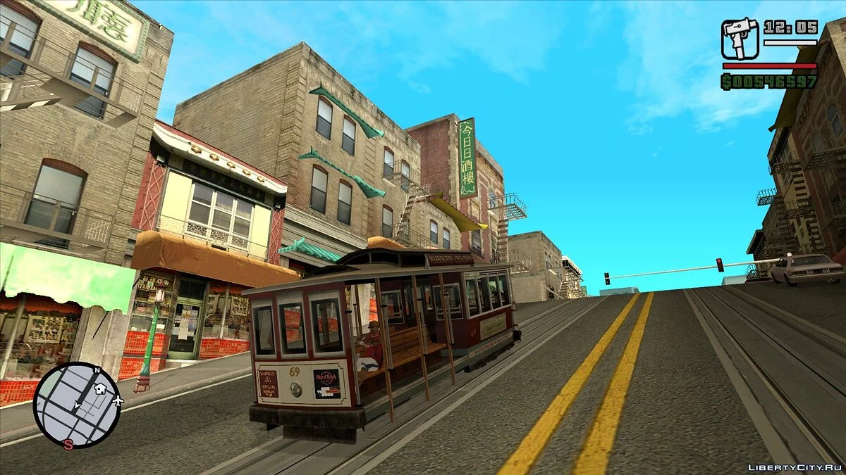 Оновлений канатний трамвай / GTA San Andreas