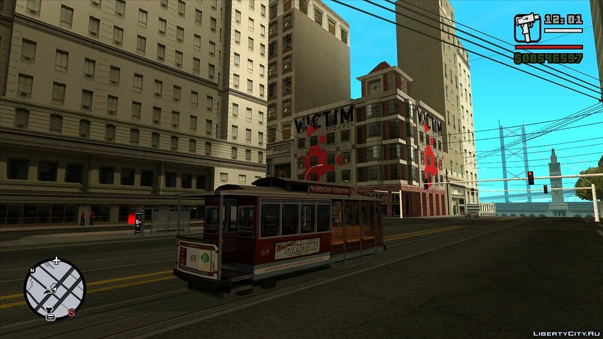 Оновлений канатний трамвай / GTA San Andreas