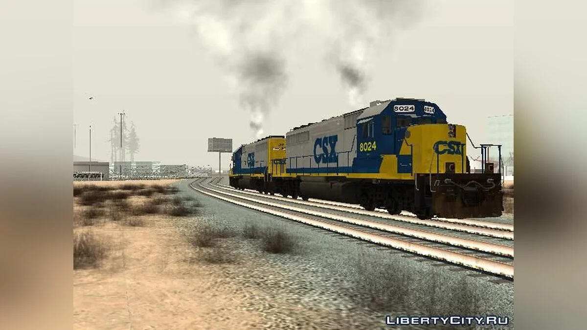 Локомотив EMD SD40-2 CSX / GTA San Andreas