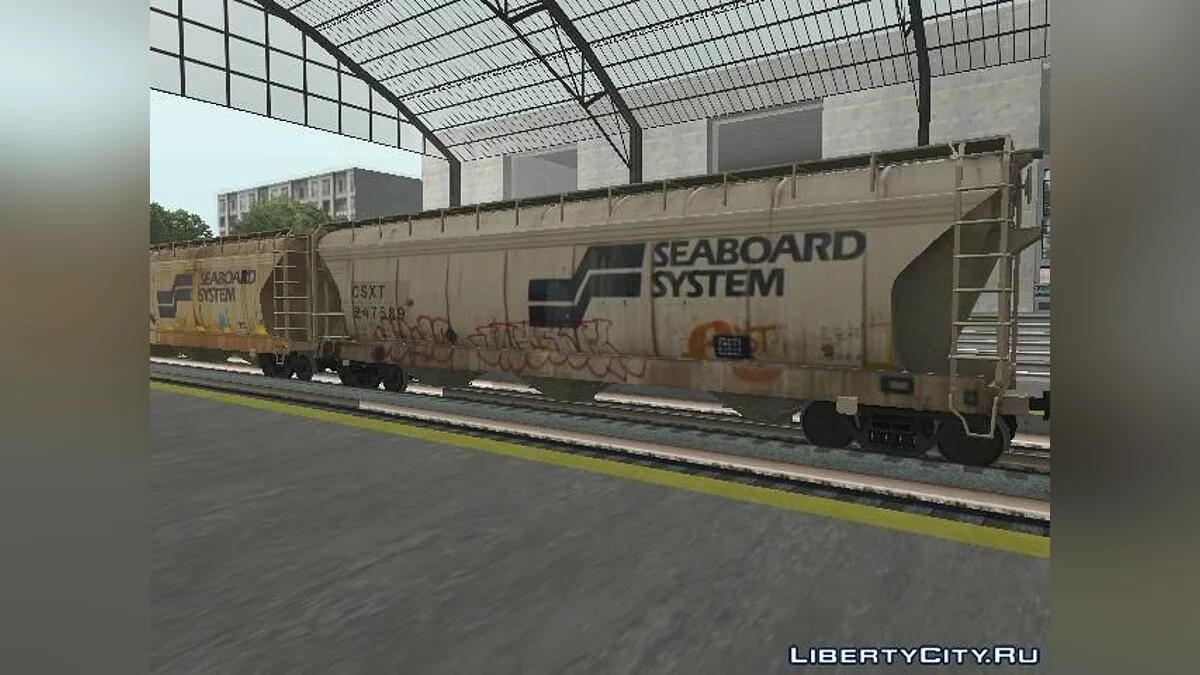 Грузовой вагон Seaboard System Hopper / GTA San Andreas