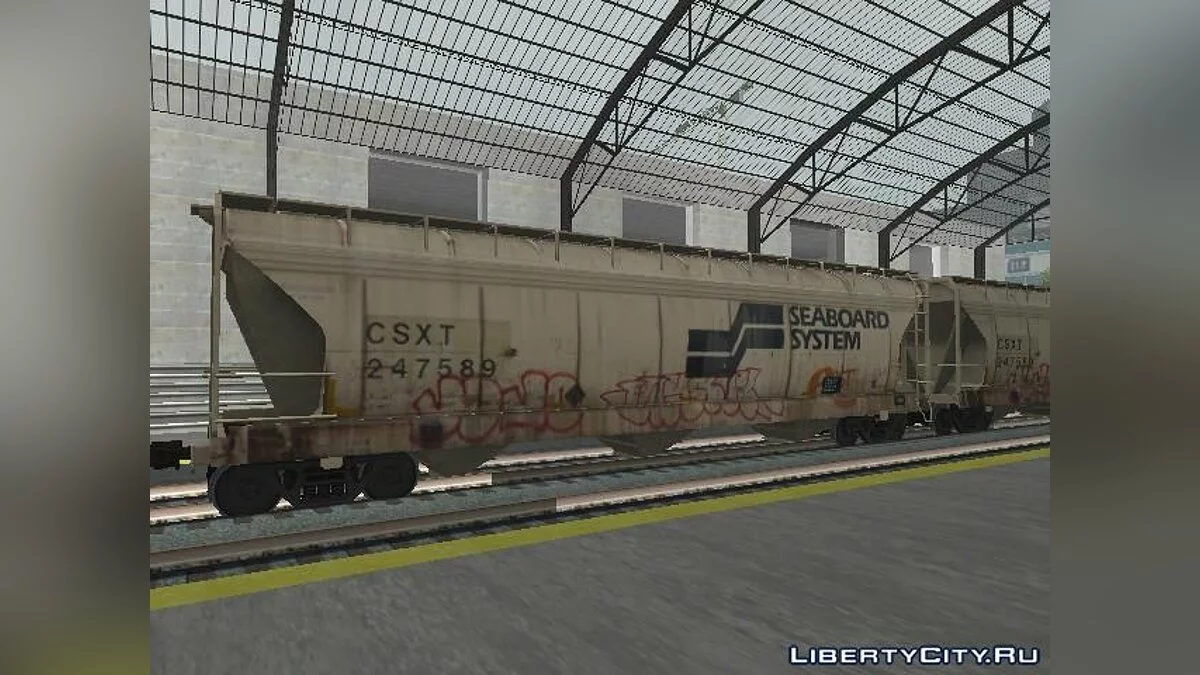 Грузовой вагон Seaboard System Hopper / GTA San Andreas