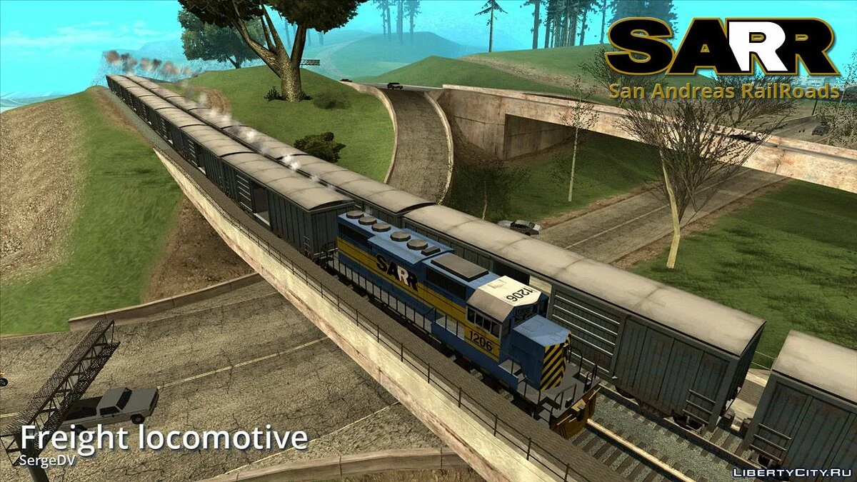 SARR 1206 Freight Locomotive (v.1.2) / GTA San Andreas