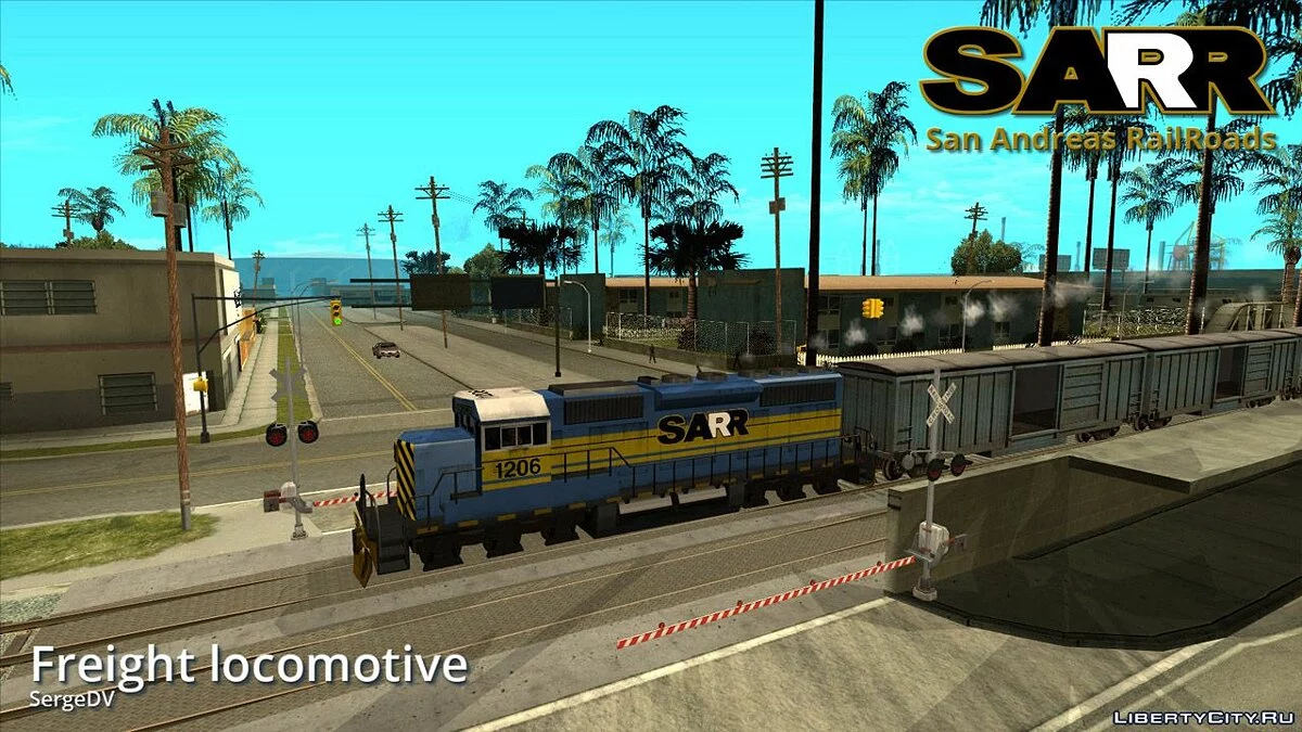 SARR 1206 Freight Locomotive (v.1.2) / GTA San Andreas