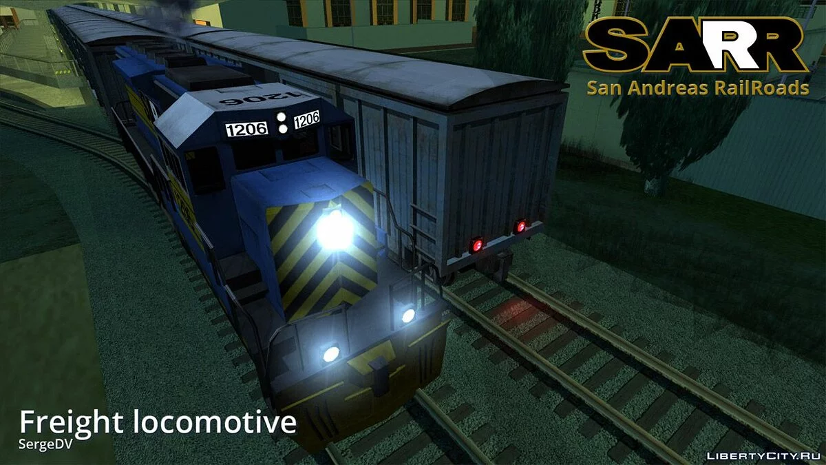 SARR 1206 Freight Locomotive (v.1.2) / GTA San Andreas
