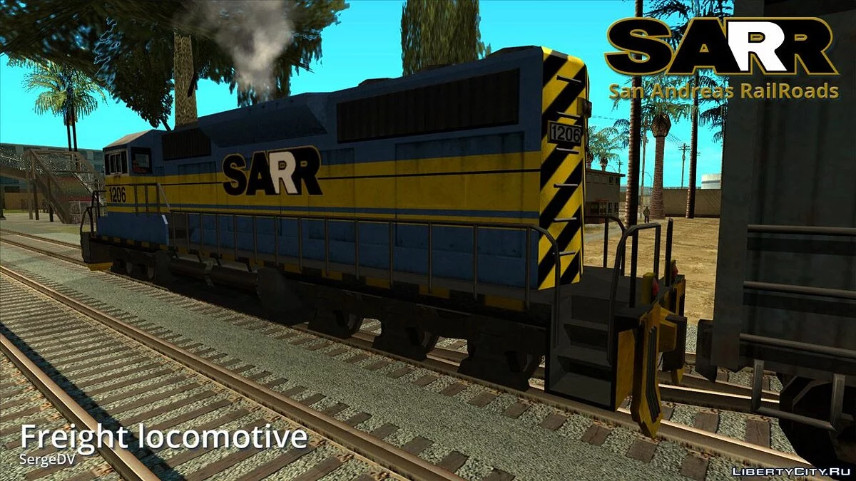 SARR 1206 Freight Locomotive (v.1.2) / GTA San Andreas
