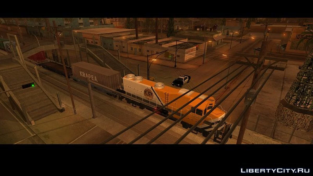 Вантажний потяг з GTA 5 / GTA San Andreas