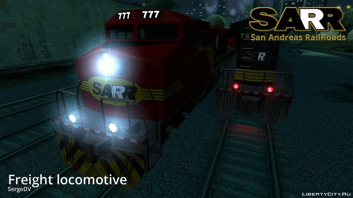 Вантажні локомотиви SARR 777 та 767 / GTA San Andreas