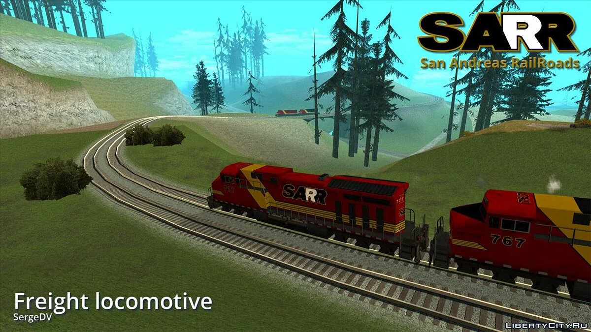 Вантажні локомотиви SARR 777 та 767 / GTA San Andreas