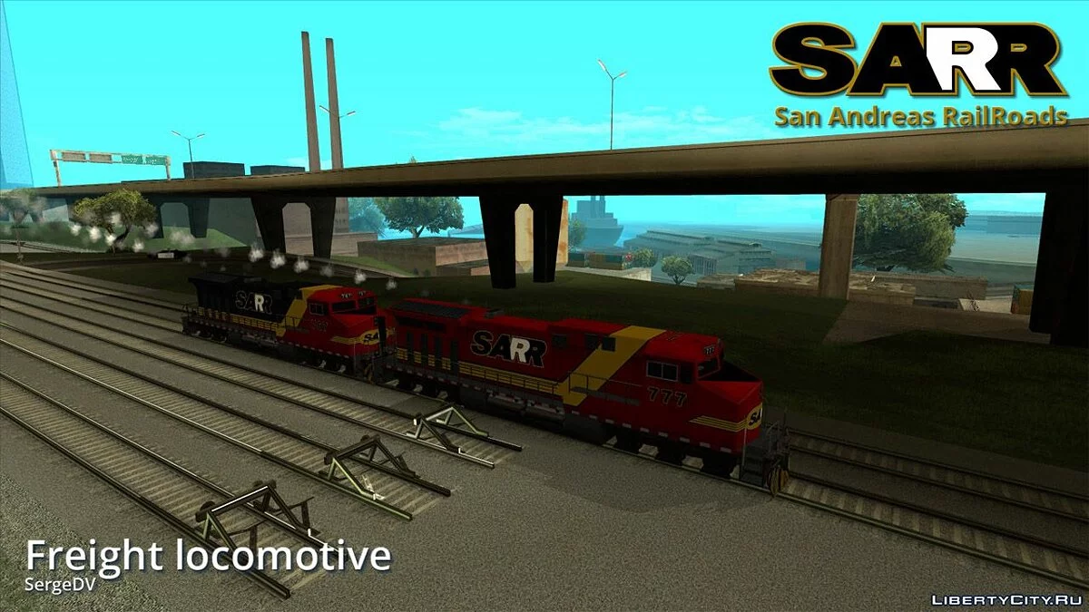 Вантажні локомотиви SARR 777 та 767 / GTA San Andreas