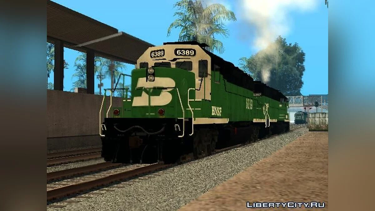 Локомотив - EMD SD40-2 Burlington Northern / GTA San Andreas