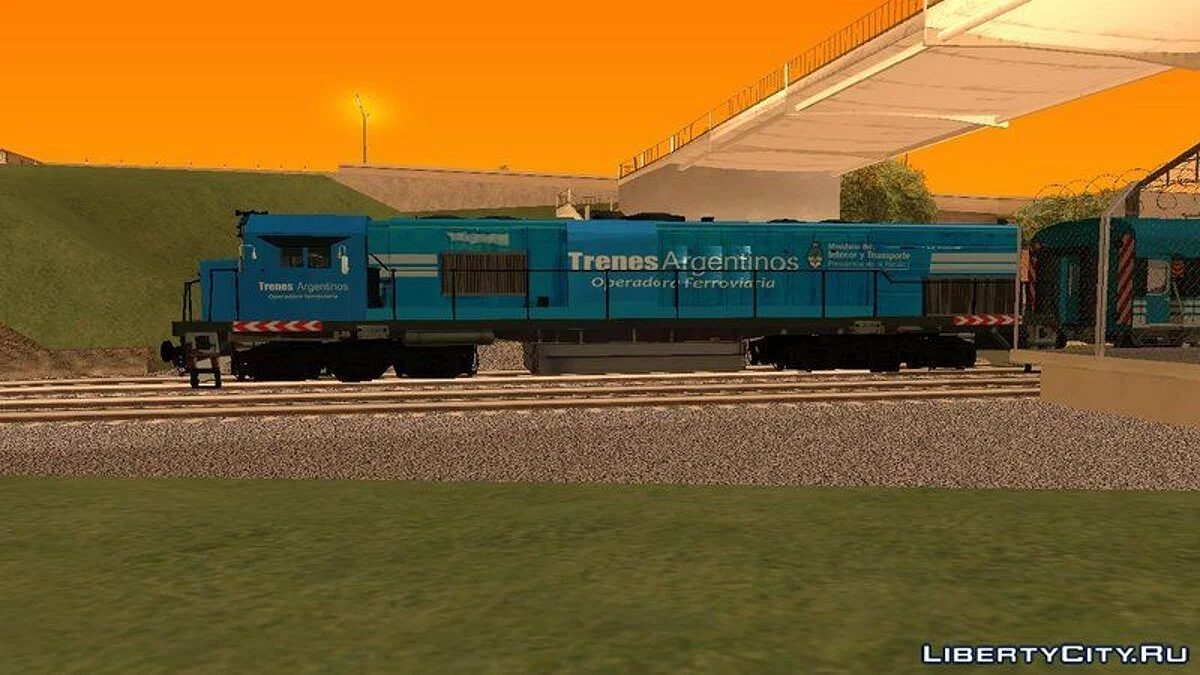 Locomotive EMD GT-22 / GTA San Andreas