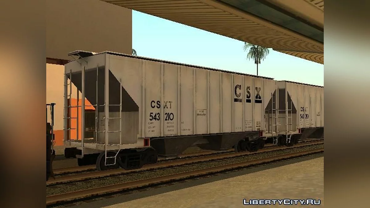 Vagón de cemento CSX / GTA San Andreas