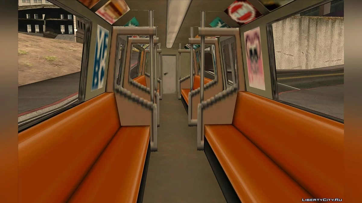 Train de GTA 3 à la place du tram / GTA San Andreas