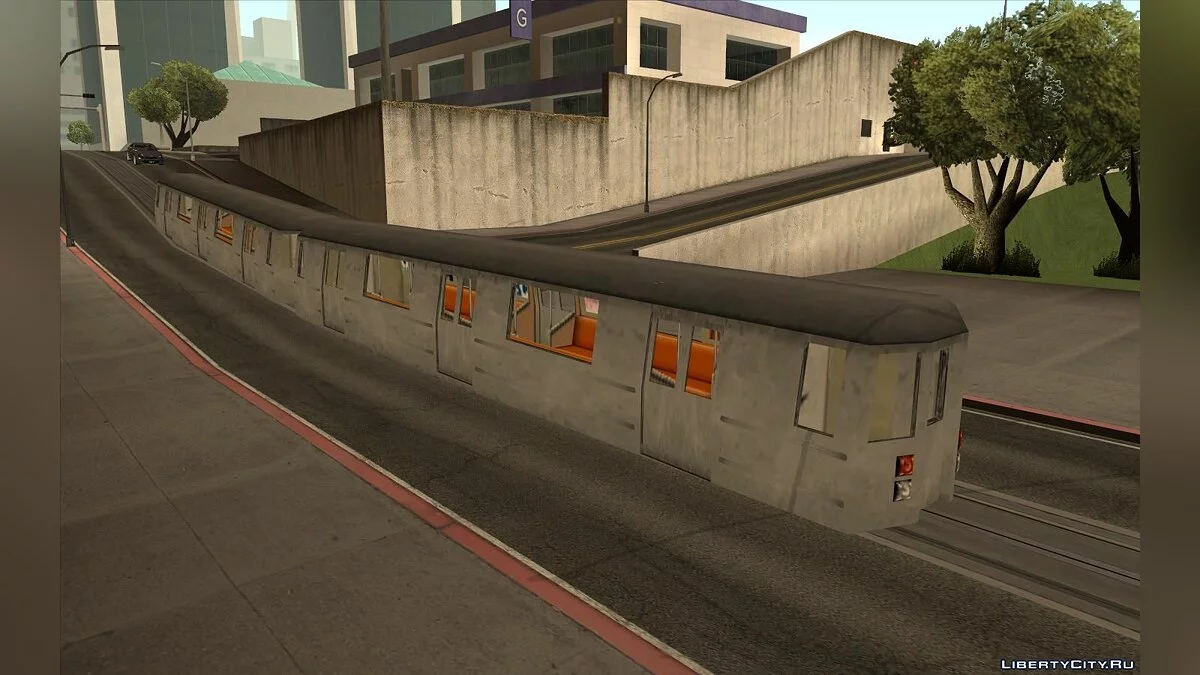 Train de GTA 3 à la place du tram / GTA San Andreas