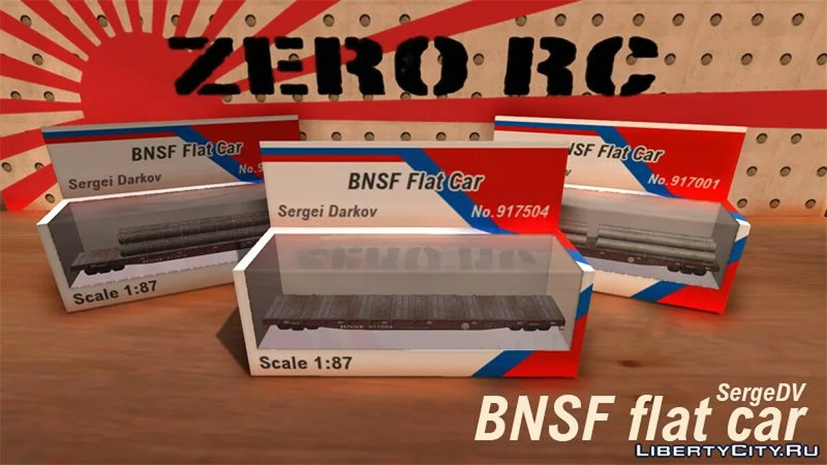 Vagão-plataforma BNSF / GTA San Andreas