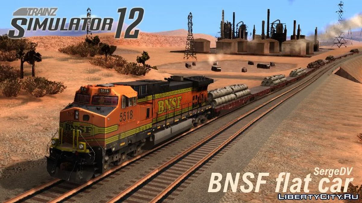 Vagão-plataforma BNSF / GTA San Andreas
