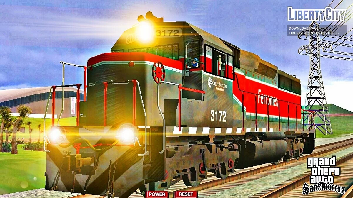 SD40-2 Train / GTA San Andreas (iOS, Android)