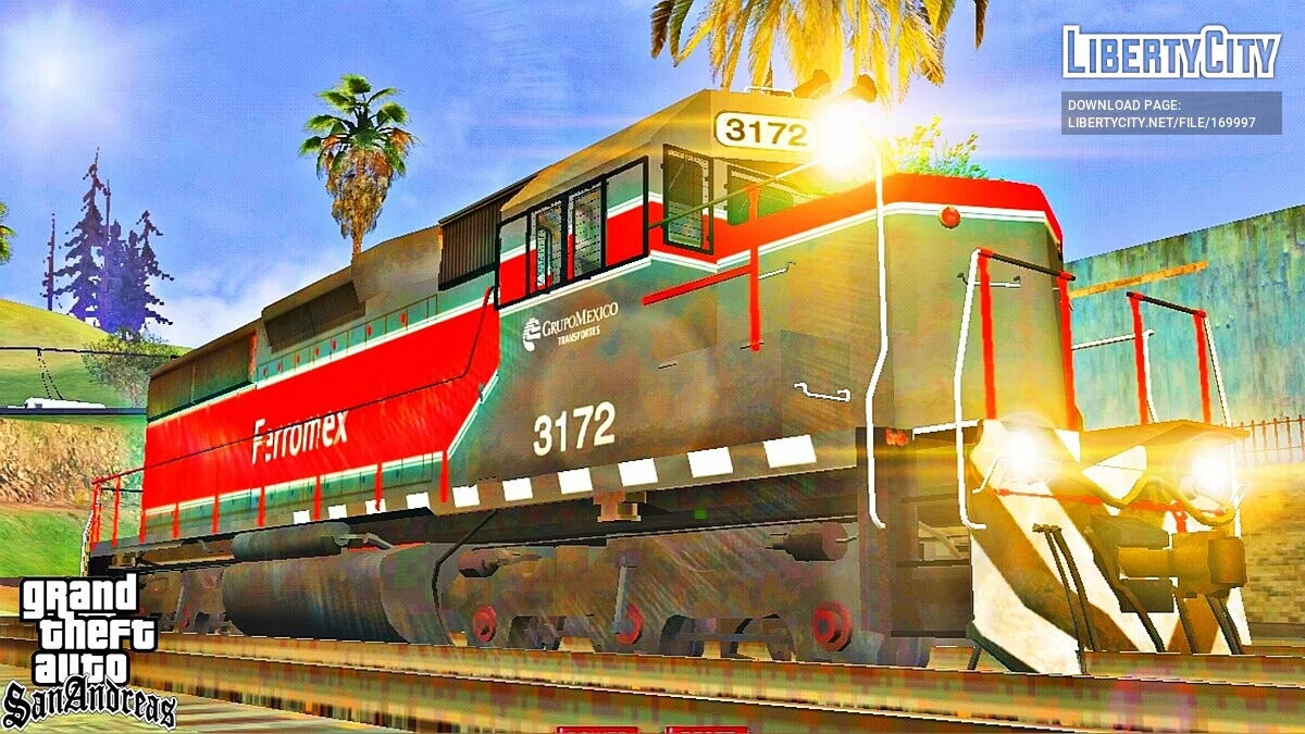 SD40-2 Train / GTA San Andreas (iOS, Android)