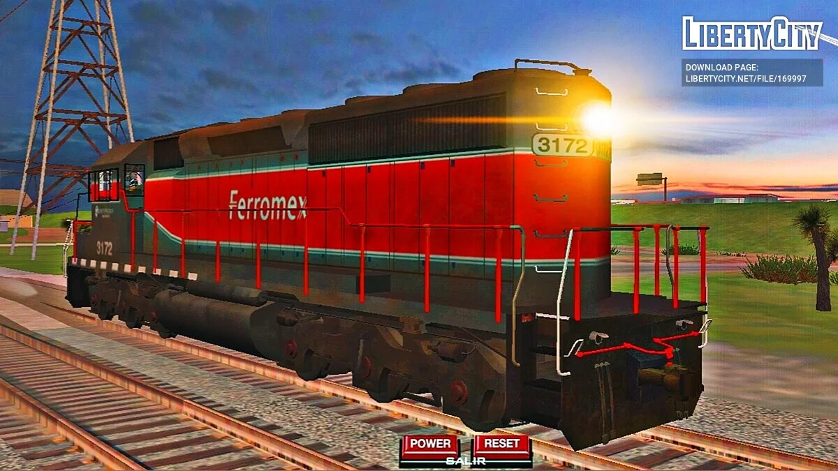 SD40-2 Train / GTA San Andreas (iOS, Android)