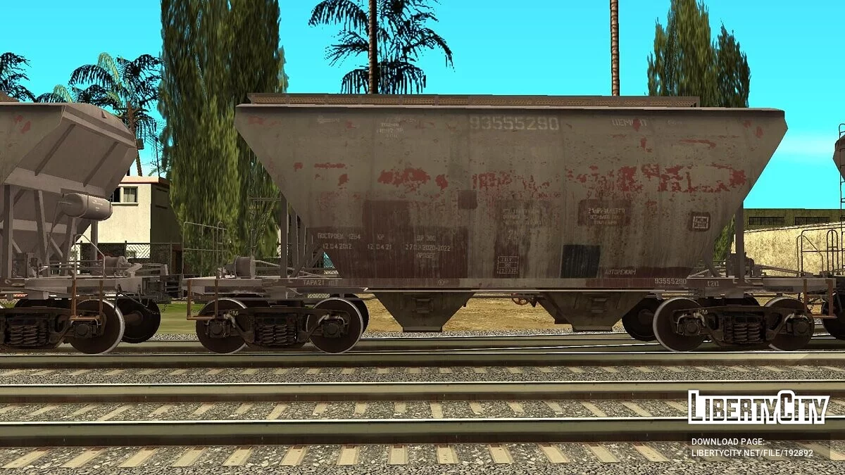 Trémie n°93555290 modèle 19-9862 pour le transport de marchandises en vrac / GTA San Andreas