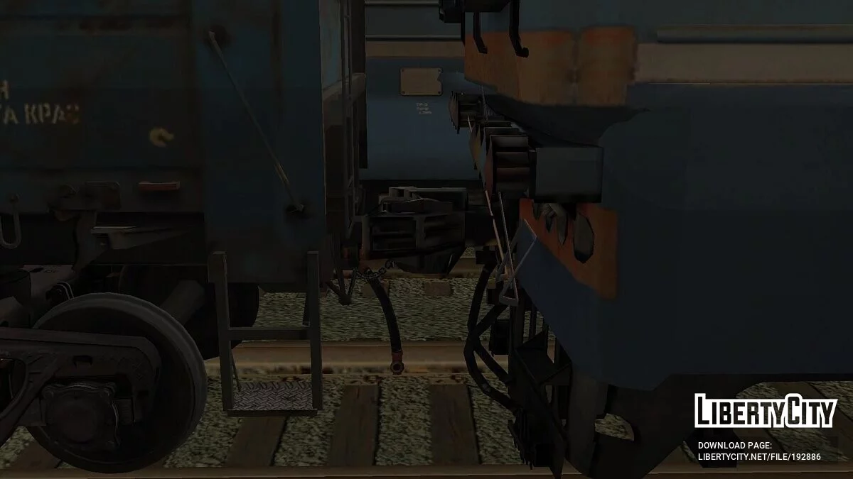 Schüttgutwagen Nr. 61166419 Novotrans für den Transport von Schüttgütern / GTA San Andreas