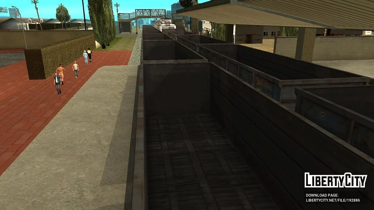 Schüttgutwagen Nr. 61166419 Novotrans für den Transport von Schüttgütern / GTA San Andreas