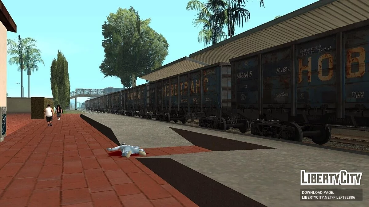 Schüttgutwagen Nr. 61166419 Novotrans für den Transport von Schüttgütern / GTA San Andreas