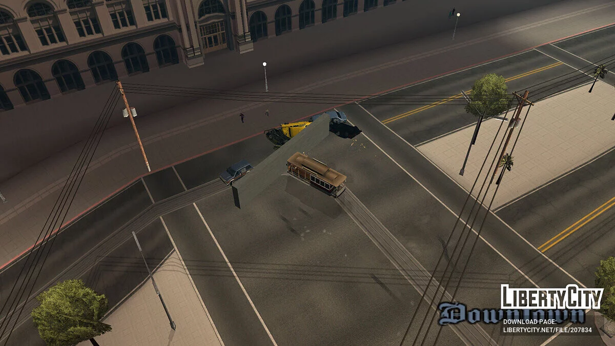 Crazy Tram with Ramp / GTA San Andreas