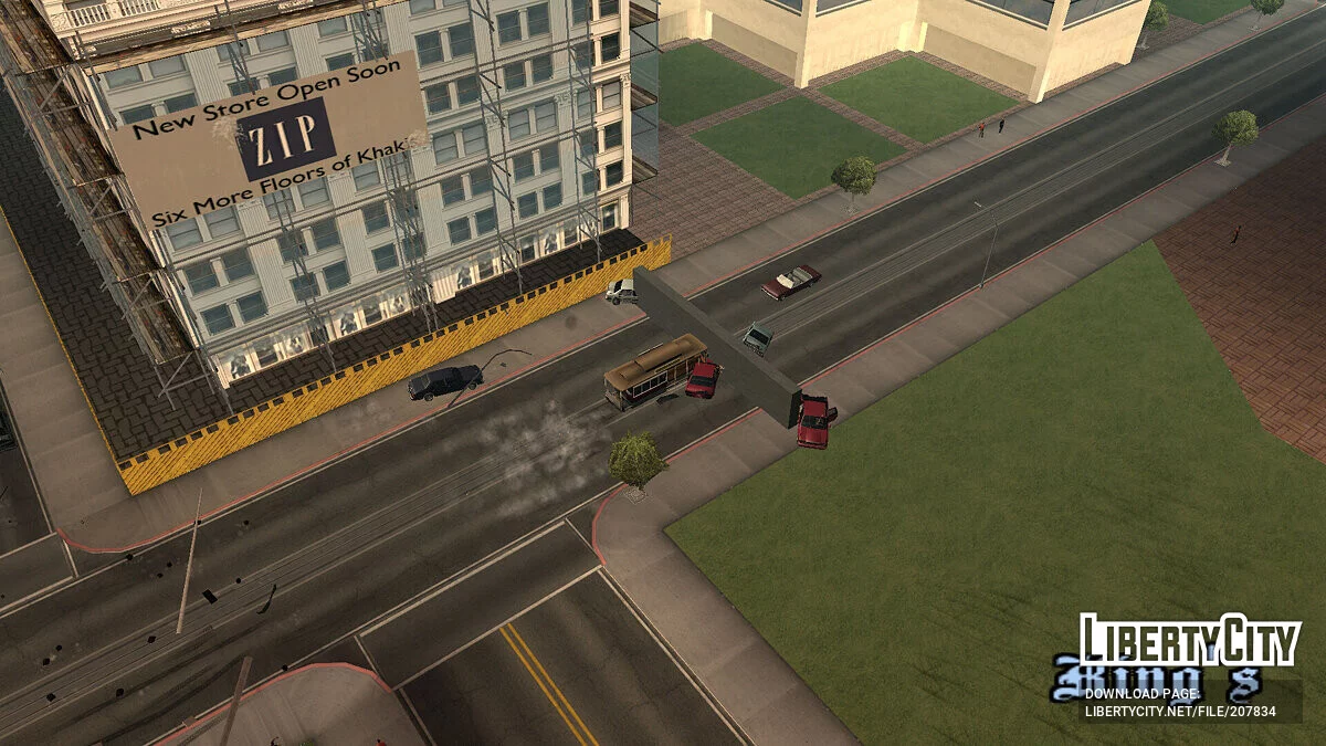 Crazy Tram with Ramp / GTA San Andreas