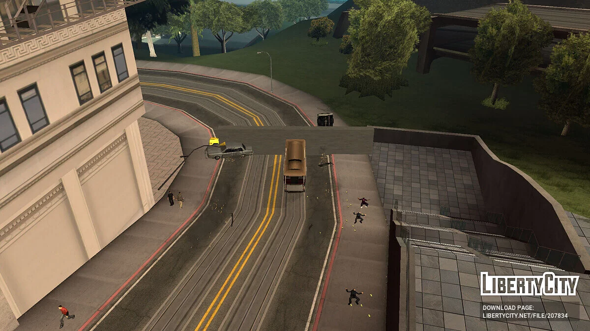 Crazy Tram with Ramp / GTA San Andreas