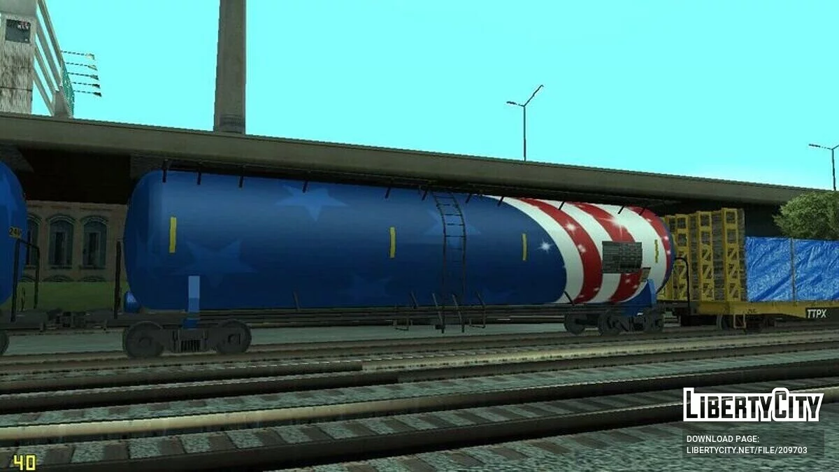 GTA 5 Blue Tankercar / GTA San Andreas