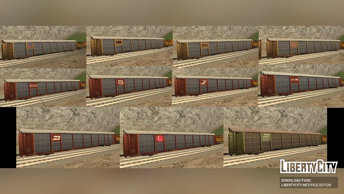 Autorack Car / GTA San Andreas