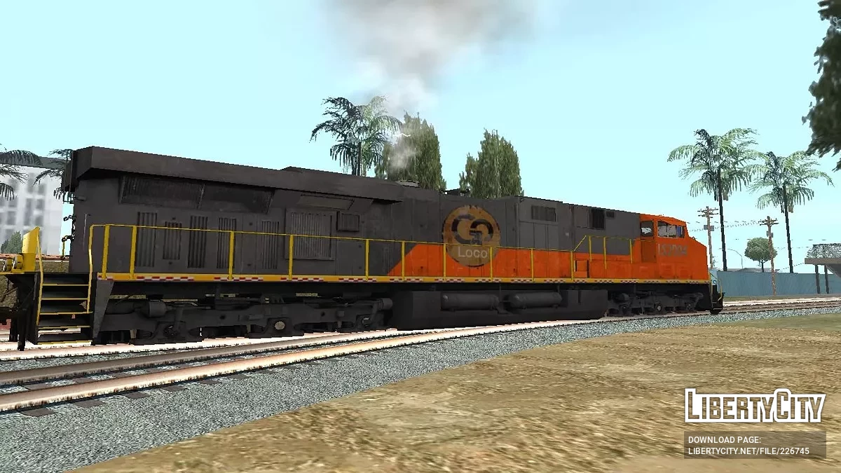 Lokomotif GE ES44AC GO Loco / GTA San Andreas