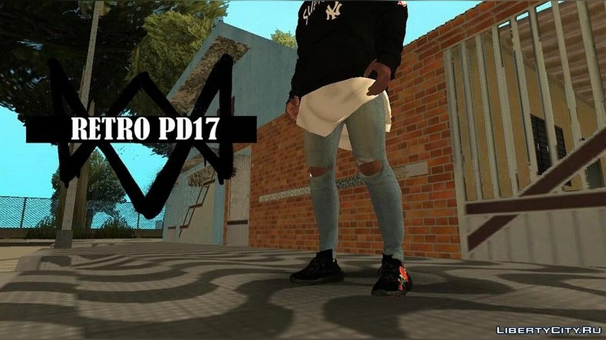 Tattered Jeans for Franklin / GTA San Andreas