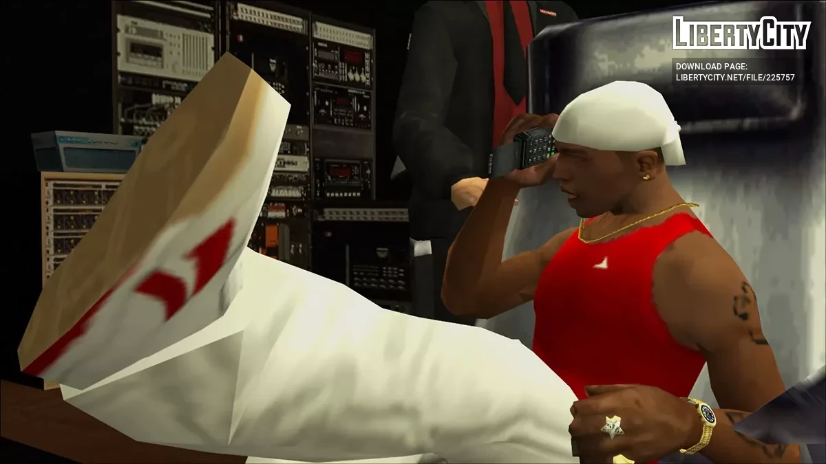 Celana Panjang Trek Putih Baru / GTA San Andreas