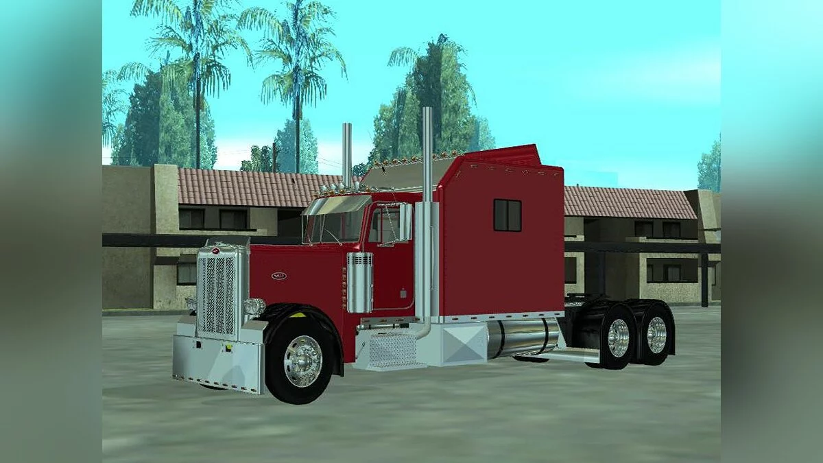 Peterbilt 379 With Legacy Sleeper / GTA San Andreas
