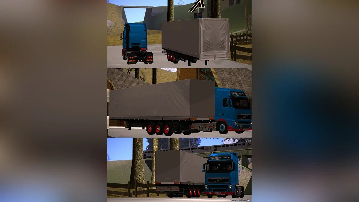 Volvo and Kogel trailer / جي تي إيه سان أندرياس