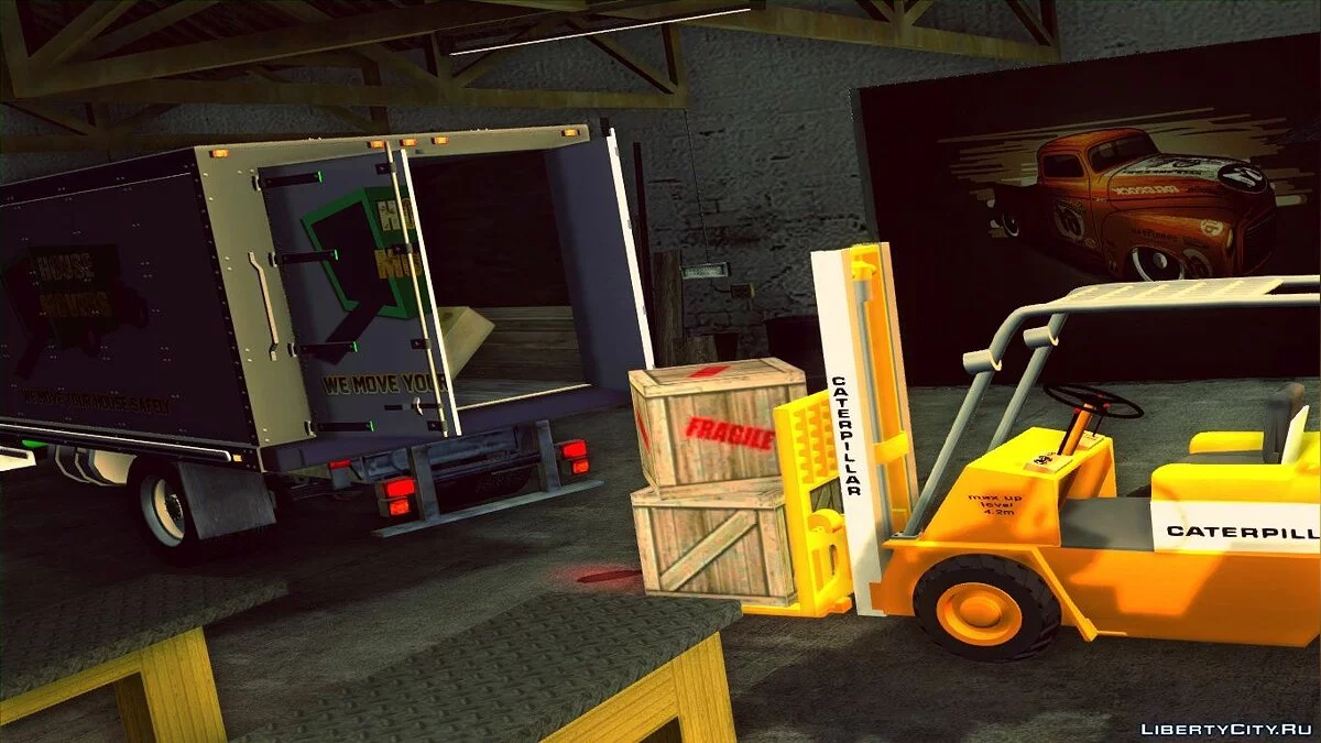 2008 GMC Top Kick C4500 Dryvan House Movers / GTA San Andreas