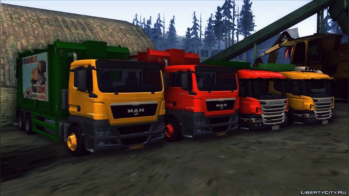 MAN TGS 320 Müllwagen / GTA San Andreas