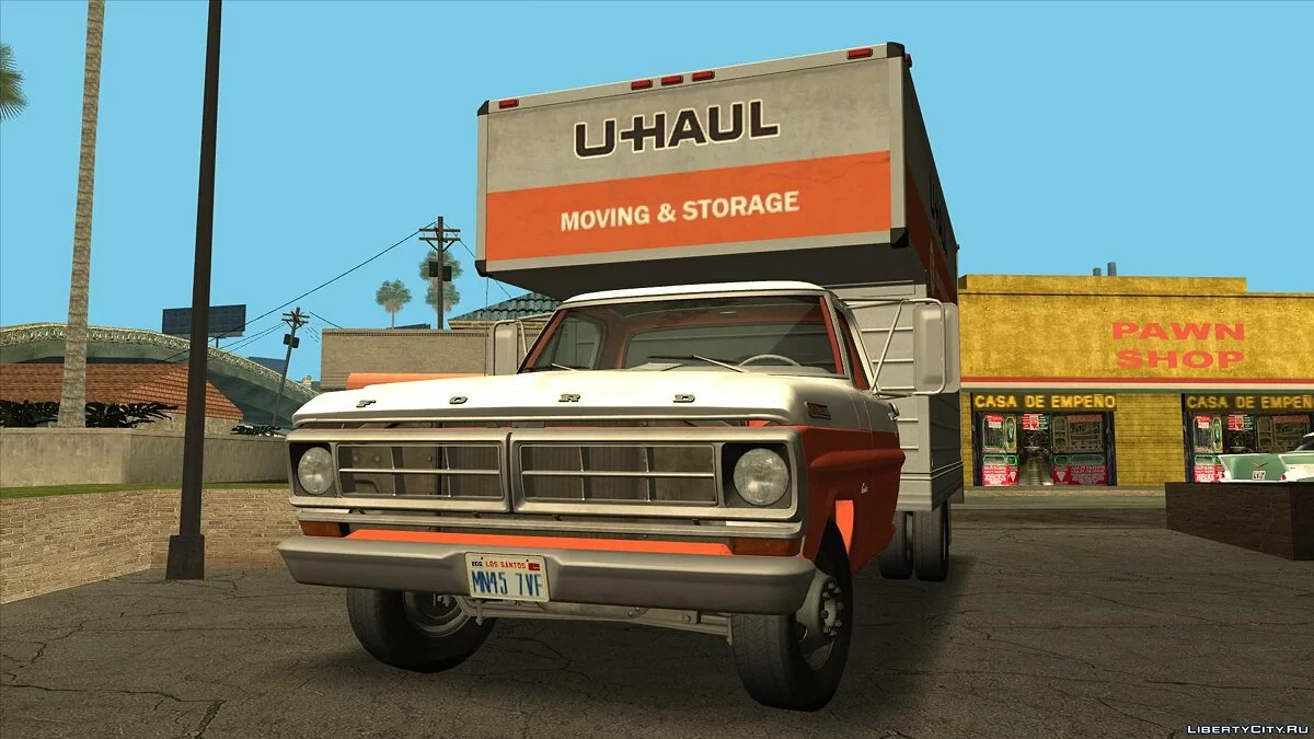 Ford F-350 U-Haul 1971 / GTA San Andreas