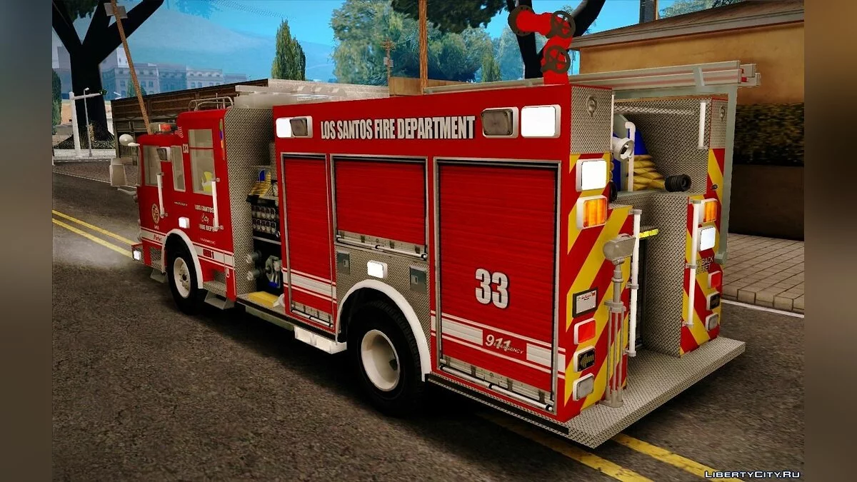 Pierce Arrow XT 2008 Los Santos Fire Department  / GTA San Andreas