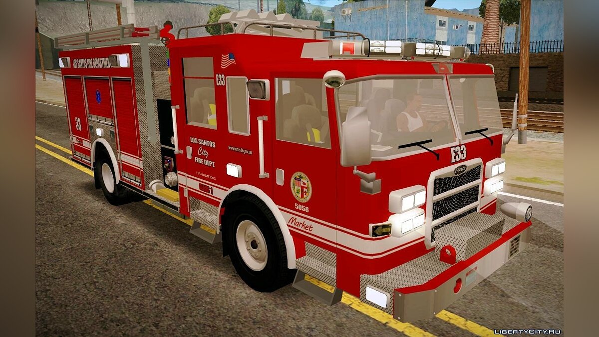 Gta 5 fire truck замена фото 92