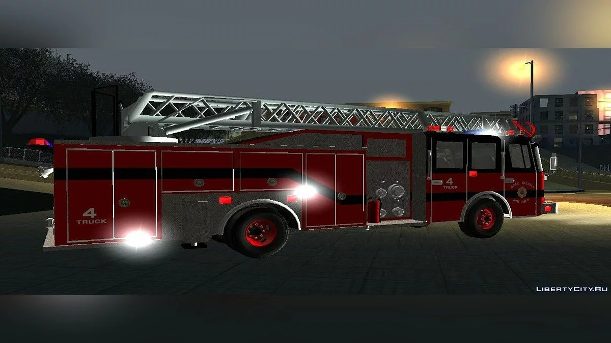 Escadas do Departamento de Incêndio de Bone County Pierce Arrow XT / GTA San Andreas