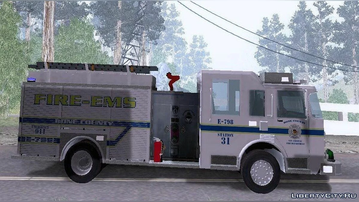 بييرس بامبرز. B.C.F.D. FIRE-EMS / جي تي إيه سان أندرياس