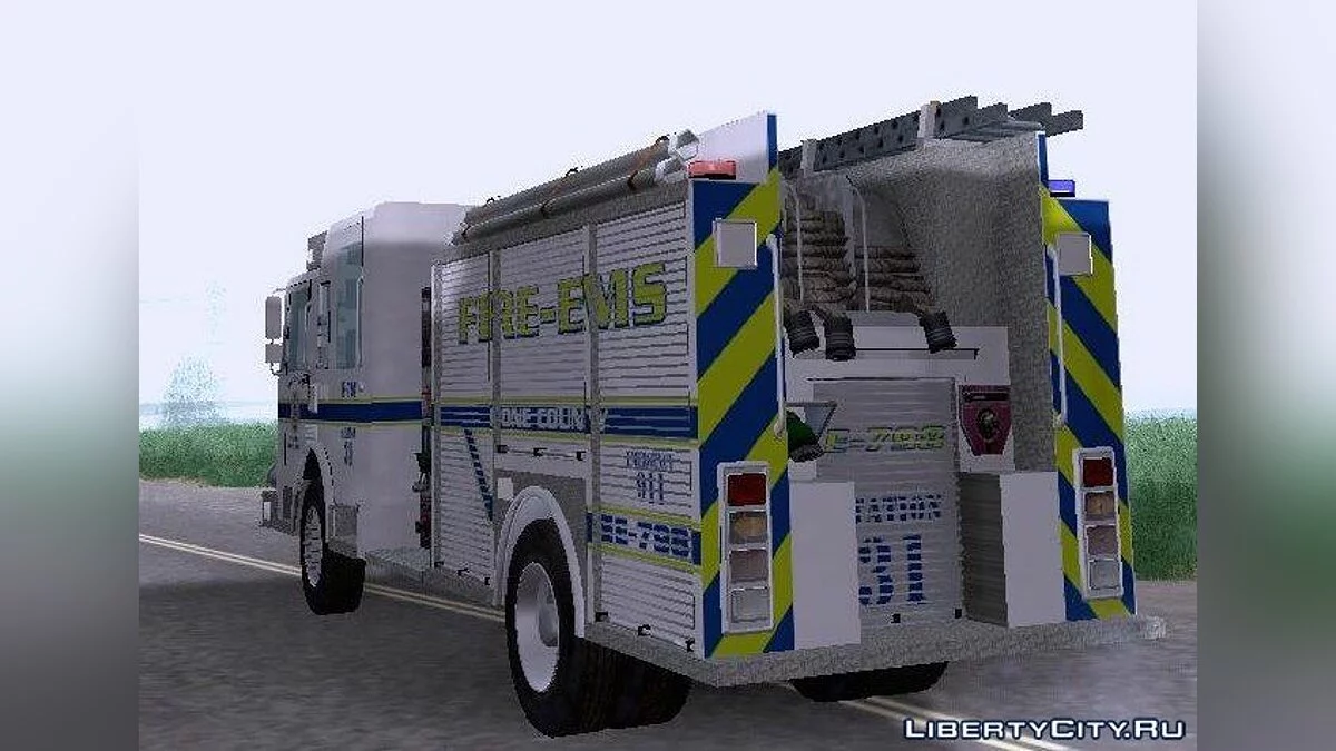 بييرس بامبرز. B.C.F.D. FIRE-EMS / جي تي إيه سان أندرياس