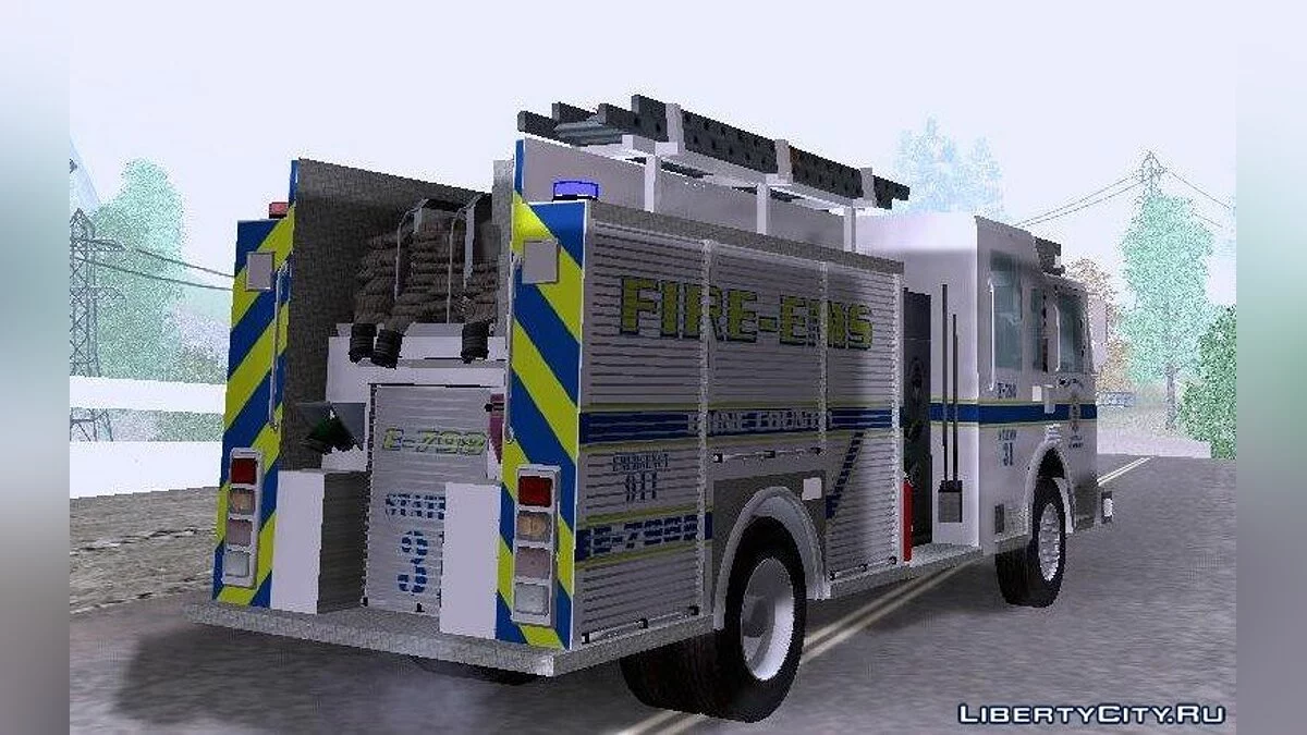 بييرس بامبرز. B.C.F.D. FIRE-EMS / جي تي إيه سان أندرياس