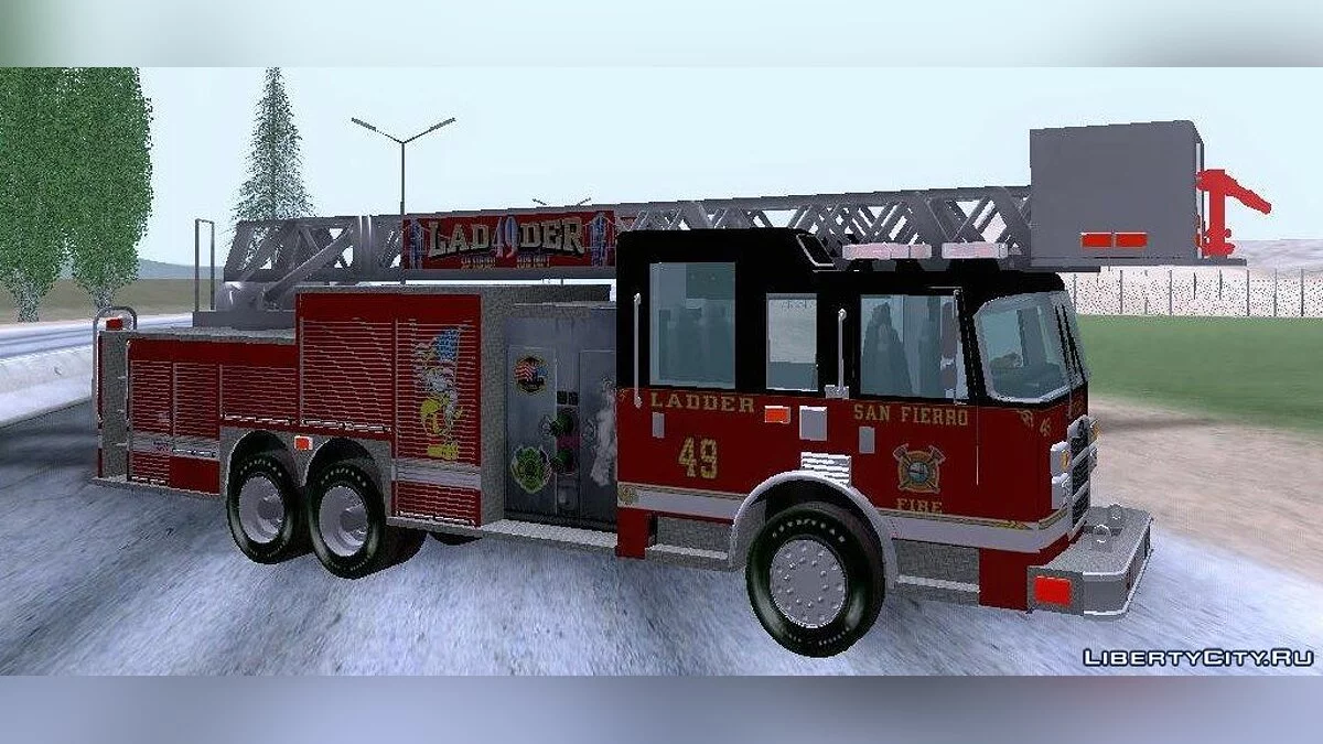 Задній монтаж SFFD Лестниця 49 / GTA San Andreas