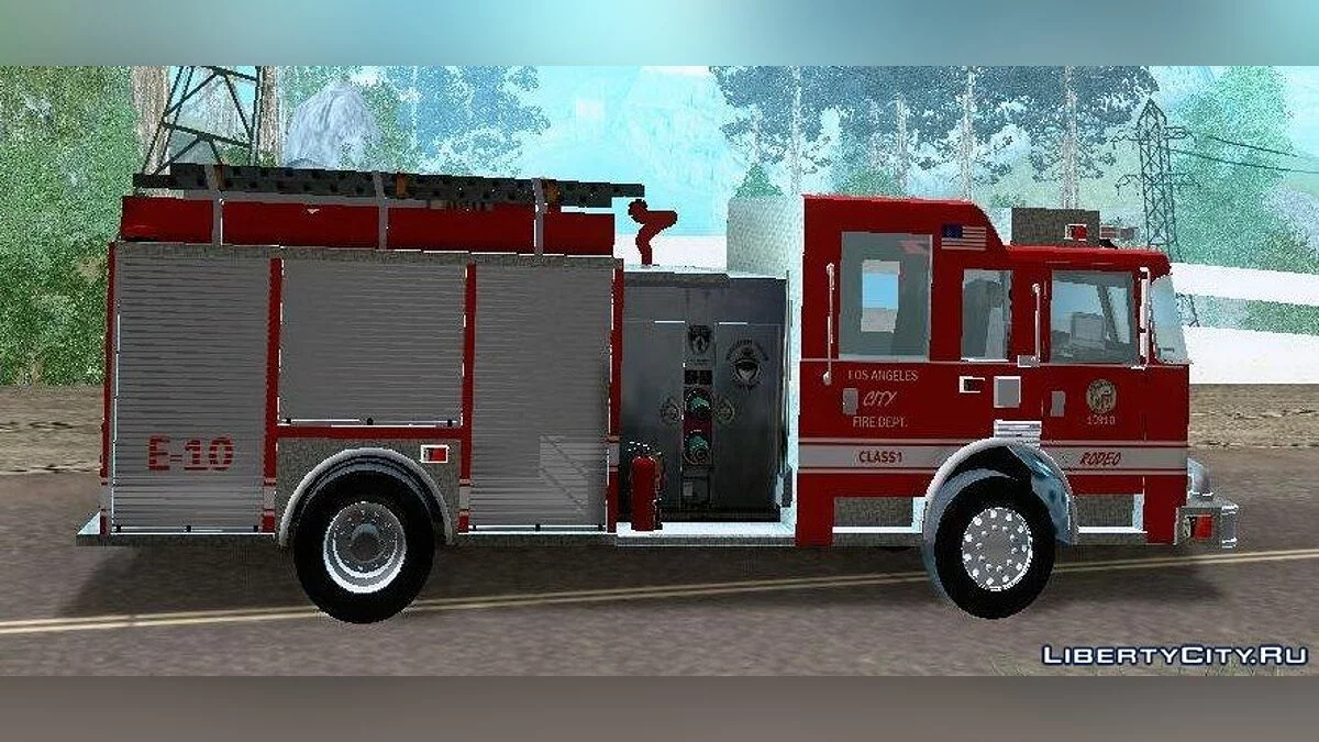 Pierce Saber LAFD Engine 10 / GTA San Andreas