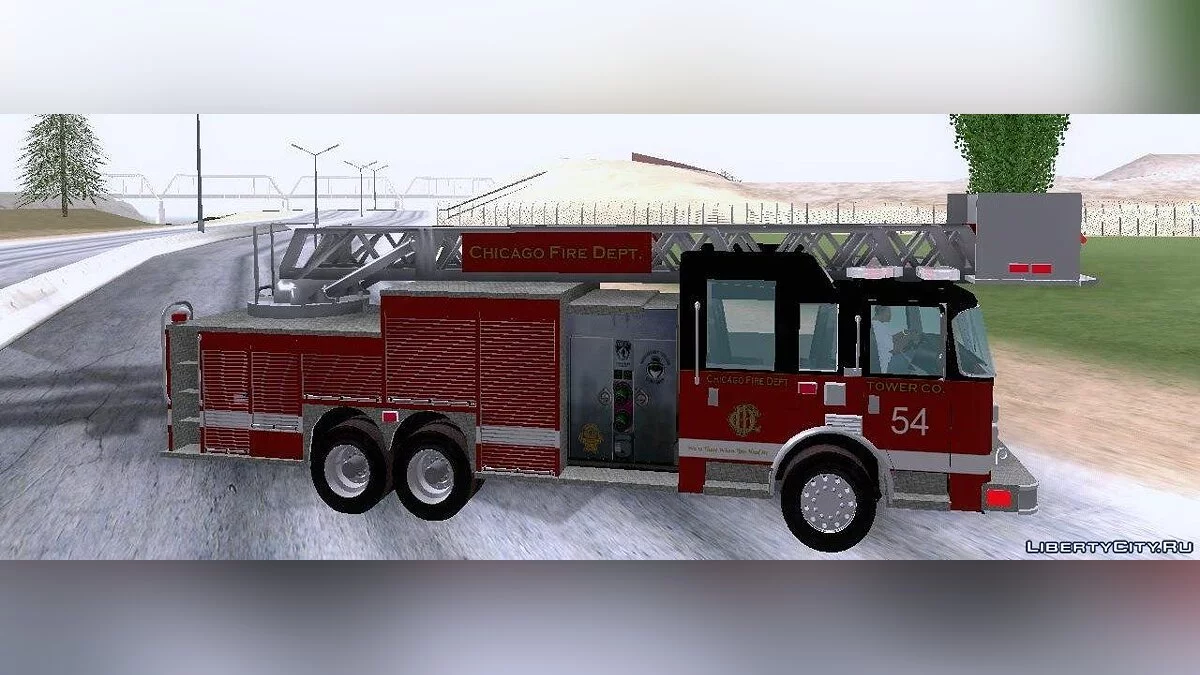 Escalera de la Torre Pierce 54 Departamento de Bomberos de Chicago / GTA San Andreas