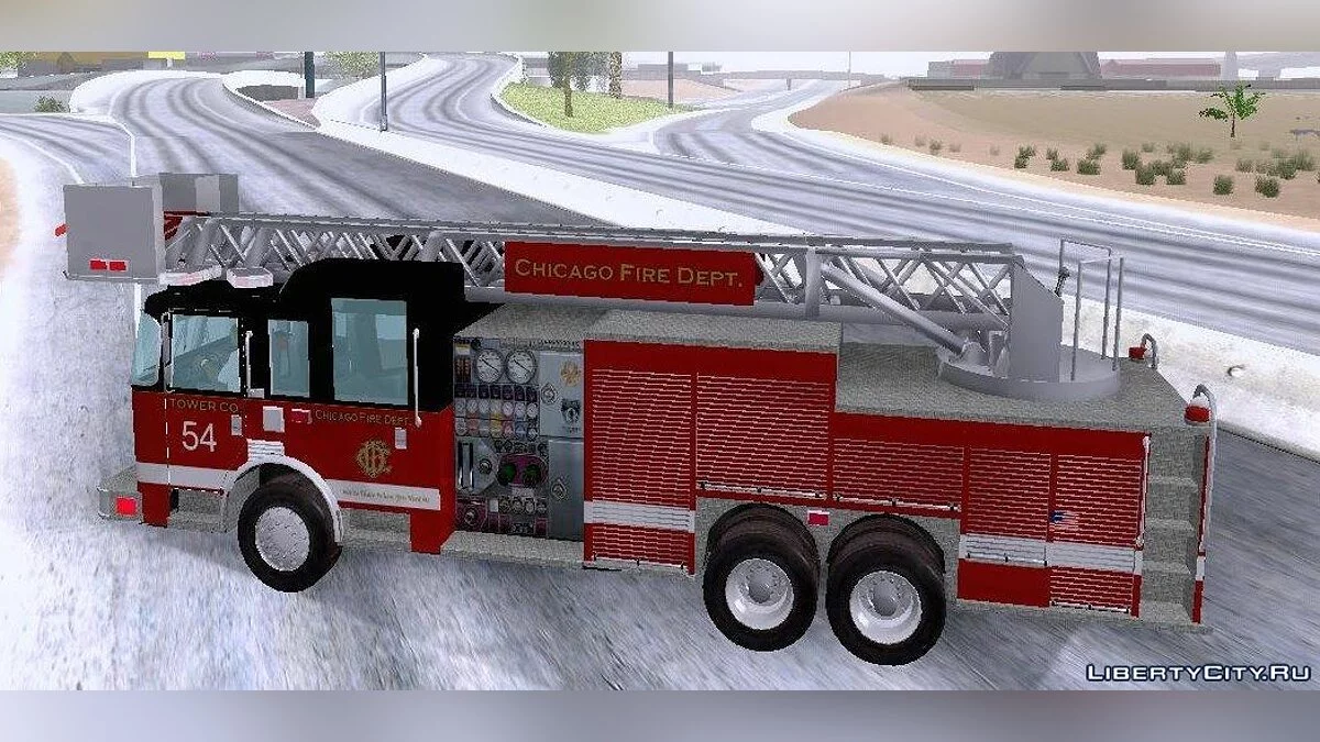 Escalera de la Torre Pierce 54 Departamento de Bomberos de Chicago / GTA San Andreas